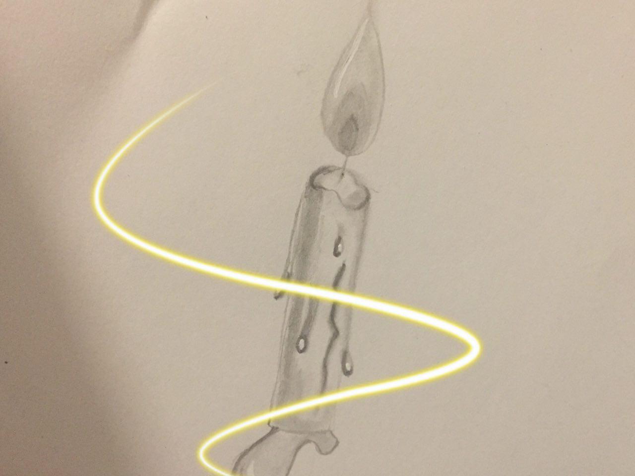 1280x960 Easy Pencil Drawings How To Draw A Candle With Flame Learn - Candle Pencil Drawing