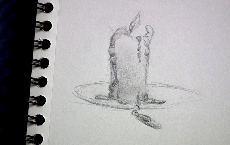 800x503 Huge Collection Of 'candle Pencil Drawing' Download More Than - Candle Pencil Drawing