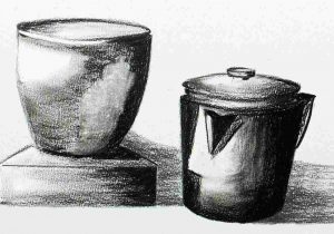 300x210 sketch objects sketches of objects drawn object - Candle Pencil Drawing
