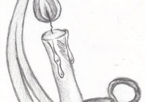 300x210 Tattoo Pencil Draw Design Images - Candle Pencil Drawing