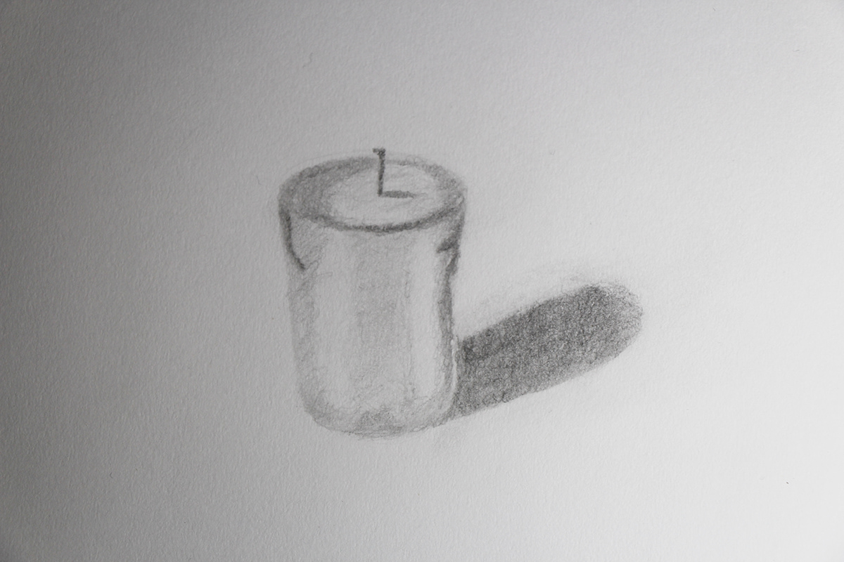 1200x800 Week - Candle Pencil Drawing