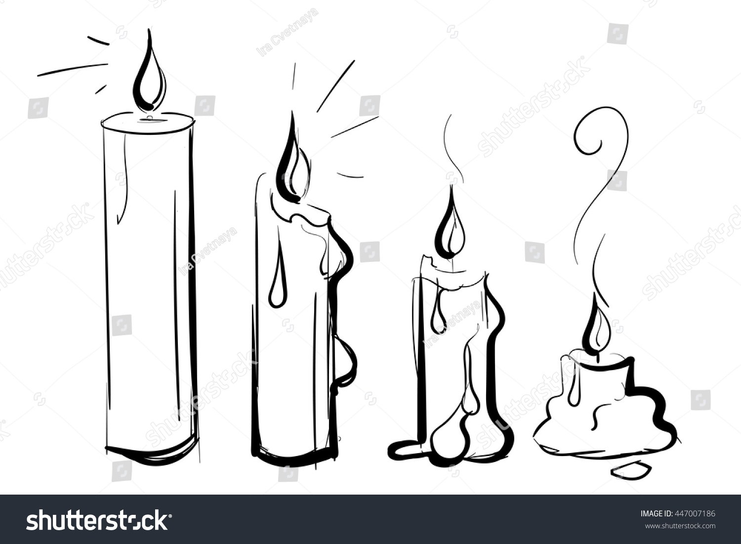 Candle Pencil Drawing at Explore collection of