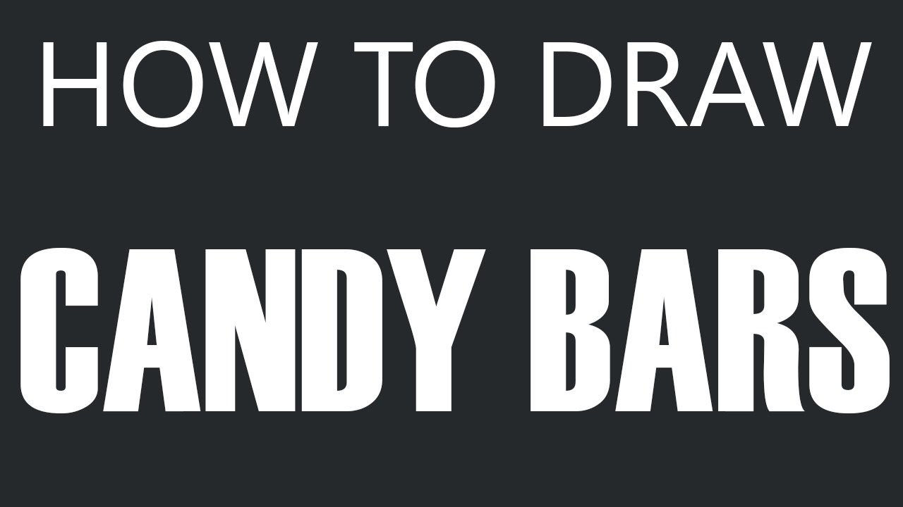 1280x720 how to draw a candy bar - Candy Bar Drawing