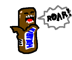 300x250 roaring candy bar drawing - Candy Bar Drawing