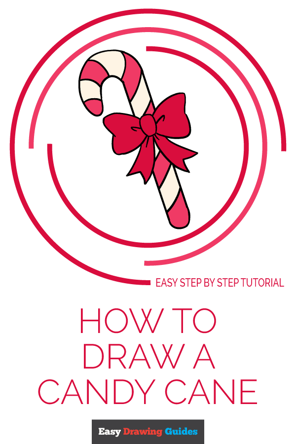 600x900 how to draw a candy cane - Candy Cane Drawing