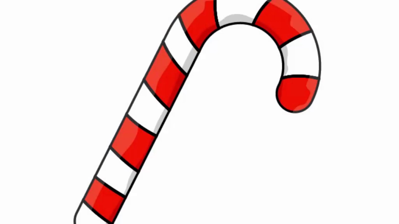 1280x720 cane illustrator tutorial simple way to draw nice - Candy Cane Drawing