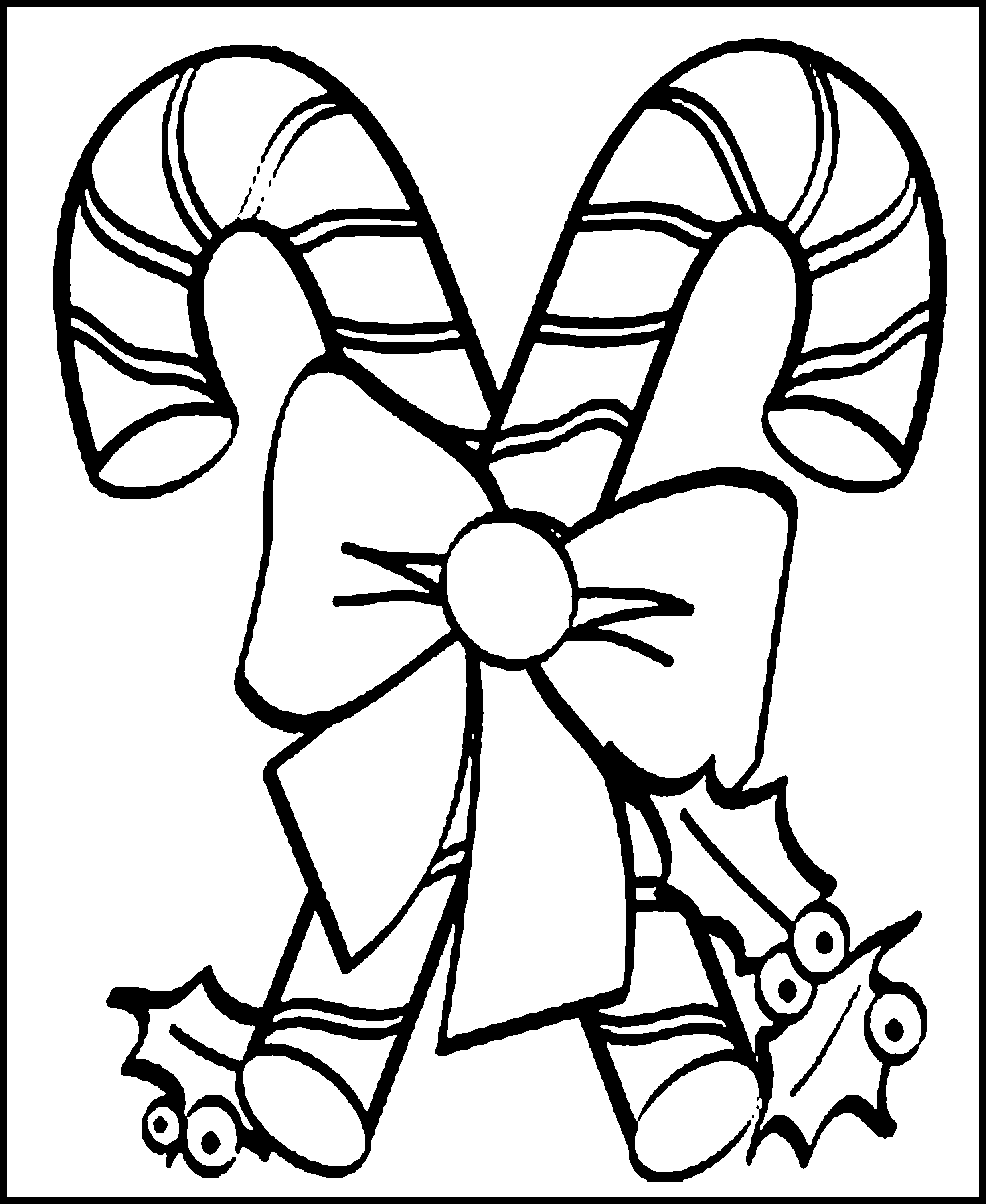 2459x3002 free printable candy cane coloring pages for kids young - Candy Cane Line Drawing