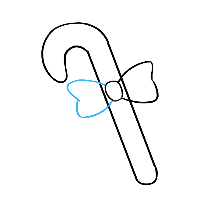 680x678 how to draw a candy cane - Candy Cane Line Drawing