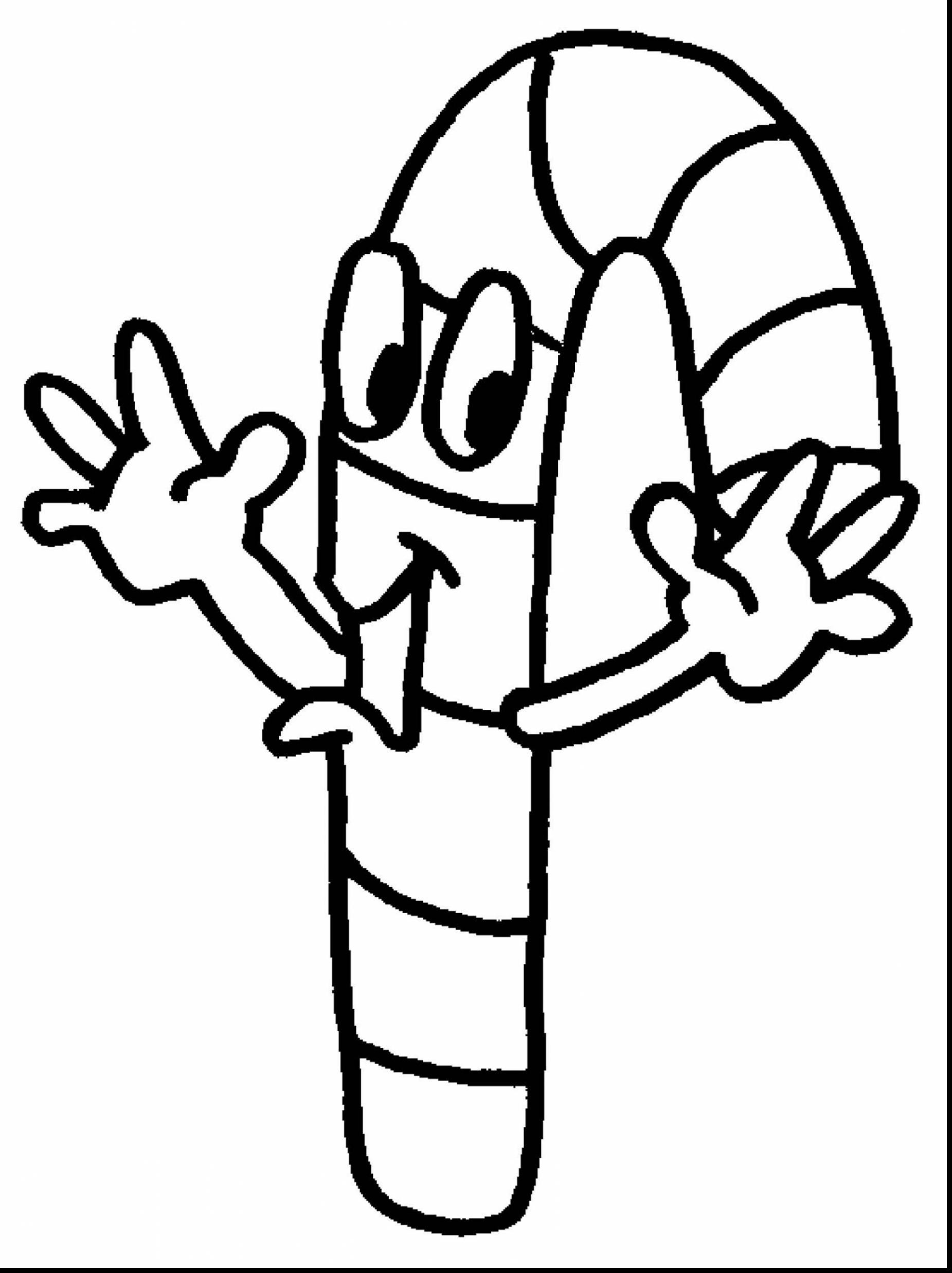 1851x2475 odd candy cane coloring sheets pages free draw to color within - Candy Cane Line Drawing
