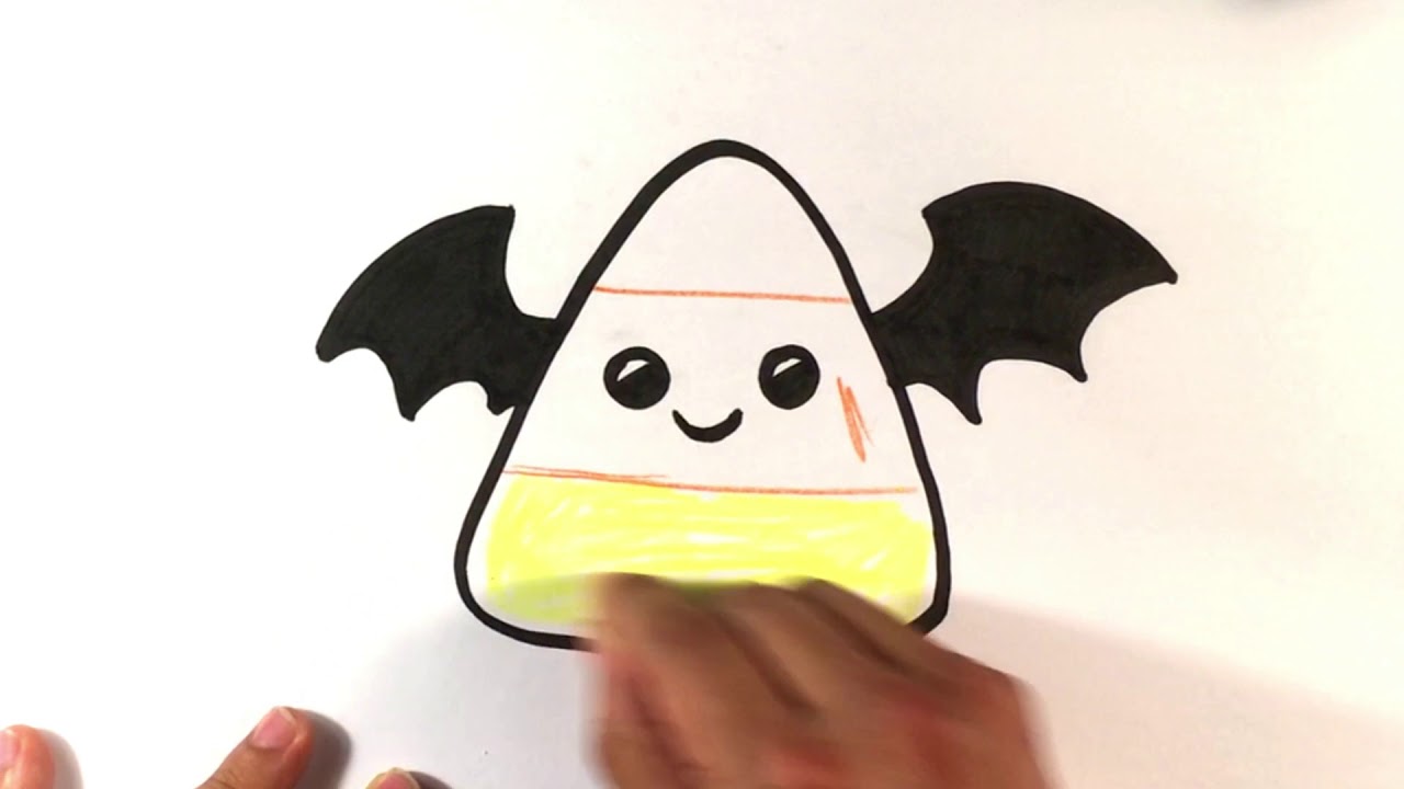 1280x720 how to draw cute candy corn - Candy Corn Drawing