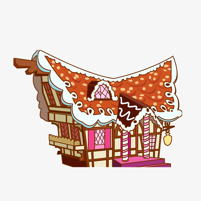 650x651 Cartoon Candy House, Cartoon Clipart, Cartoon Hand Drawing Png - Candy House Drawing