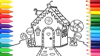 320x180 How To Draw Candy House - Candy House Drawing