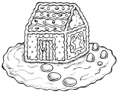400x317 How To Make Candy Houses Howstuffworks - Candy House Drawing