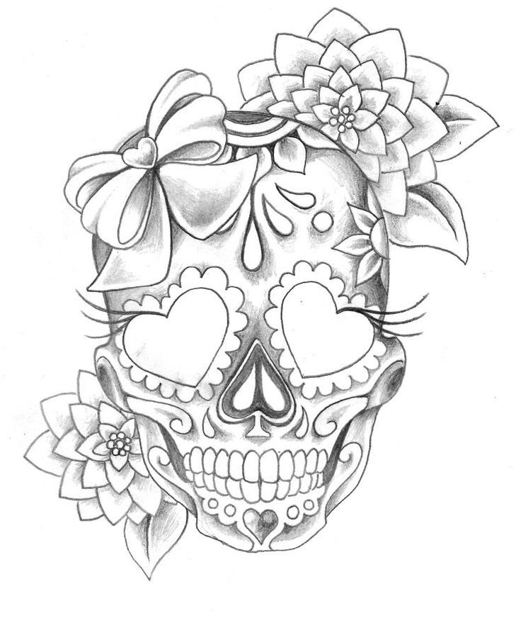 736x872 image result for day of the dead woman face drawing tats - Candy Skull Drawing
