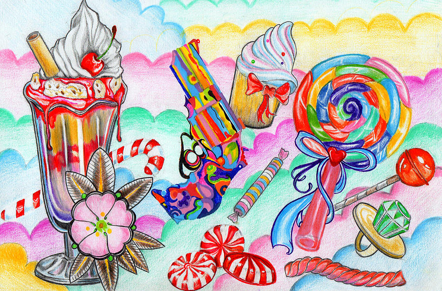 900x594 candyland drawing - Candyland Drawing