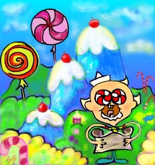 304x325 candyland drawings - Candyland Drawing