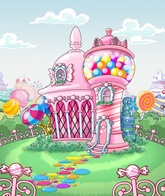 567x674 manoir bonbon - Candyland Drawing