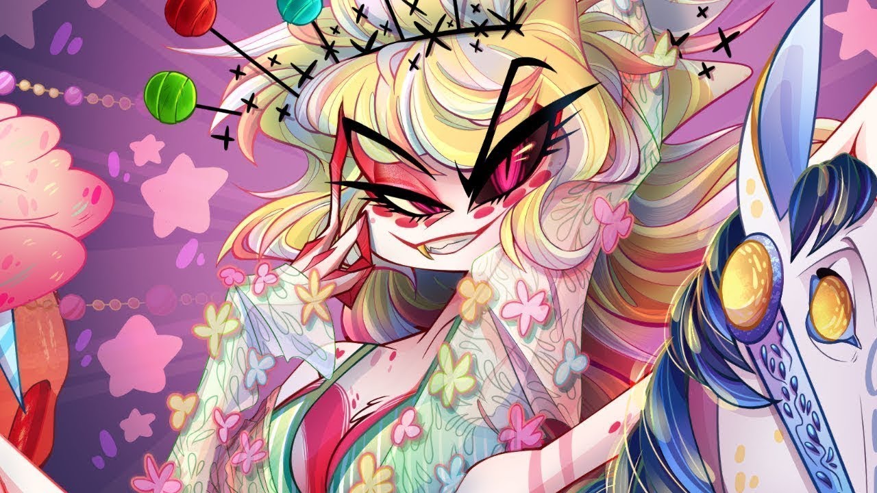 1280x720 speed hazbin hotel - Candyland Drawing