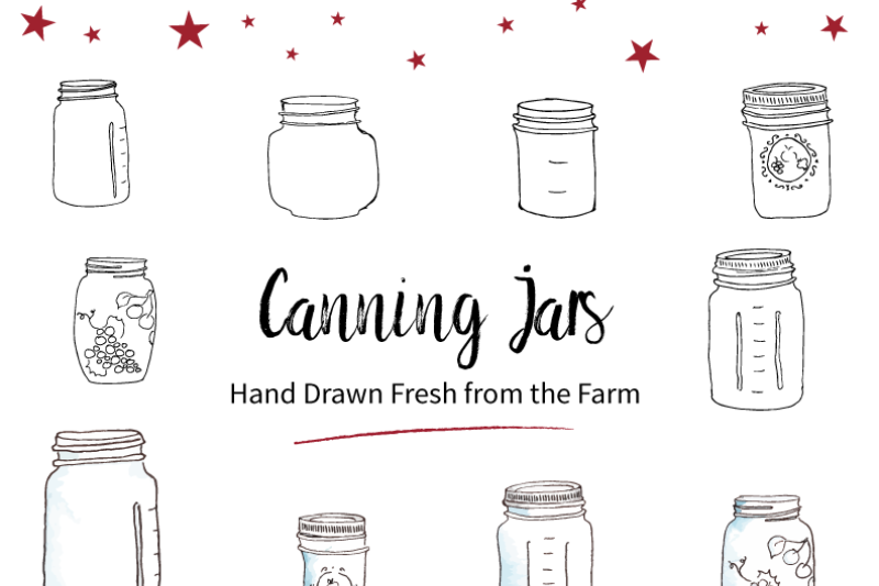 Canning Jar Drawing at Explore collection of