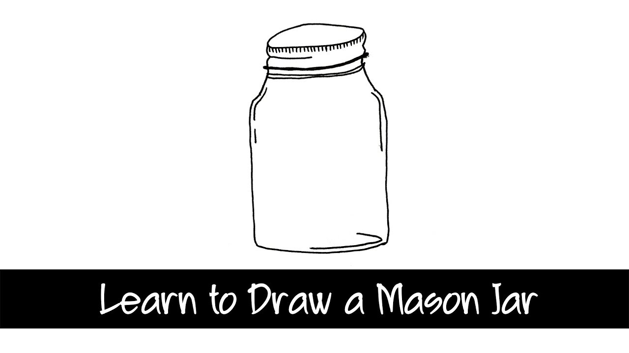 Canning Jar Drawing at Explore collection of