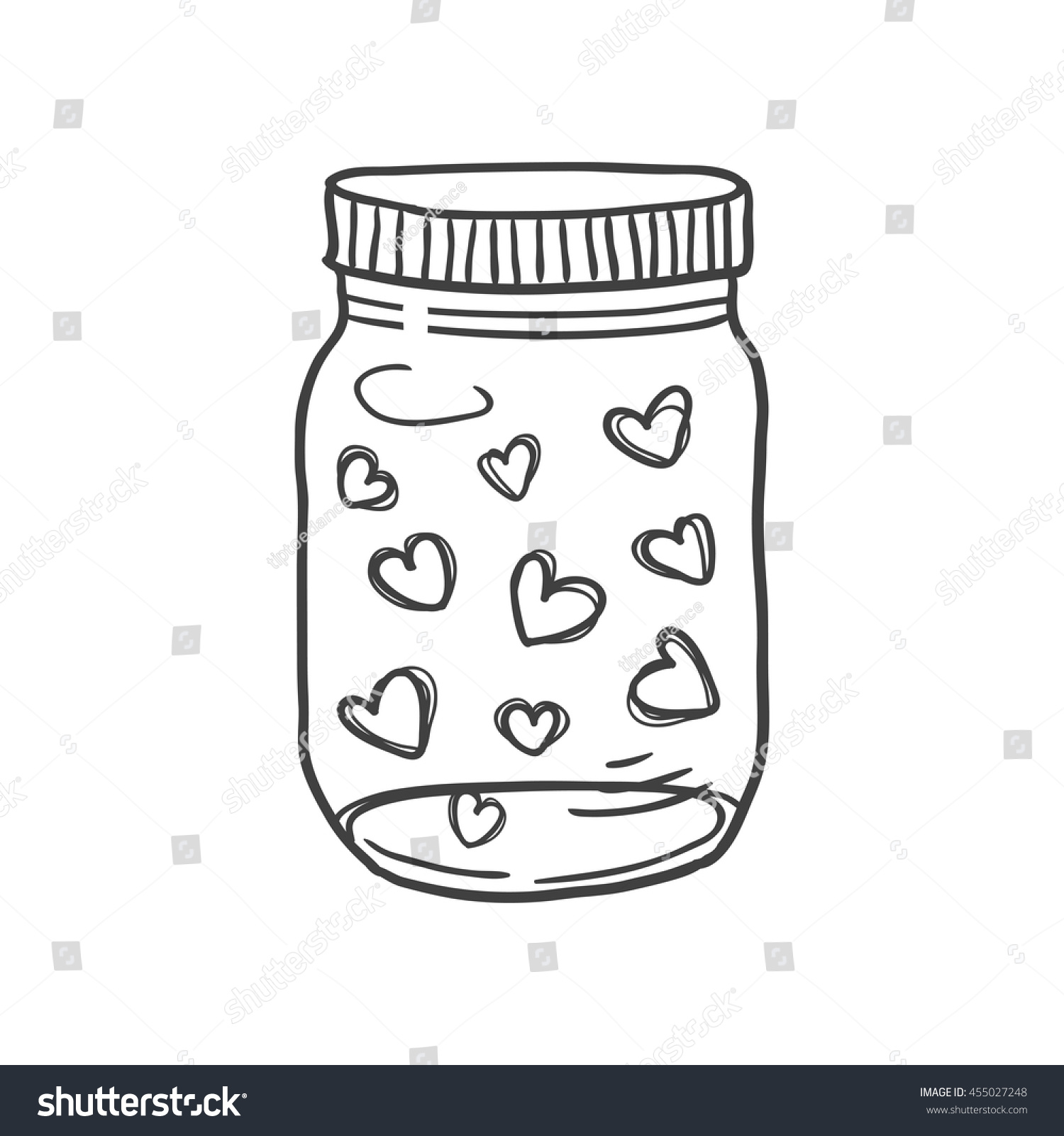 1500x1600 mason jar clipart drawing - Canning Jar Drawing
