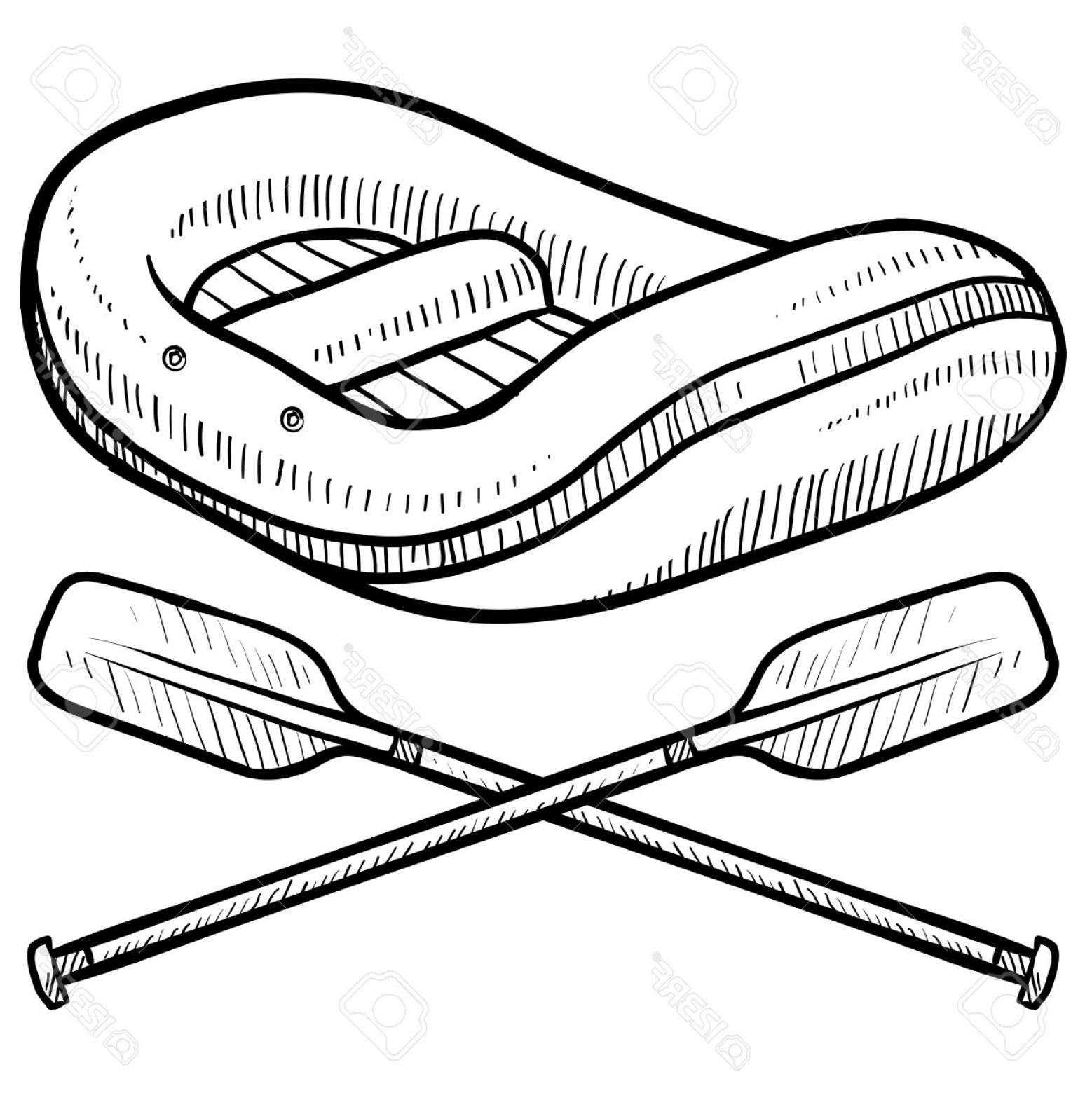 Canoe Paddle Drawing at Explore collection of