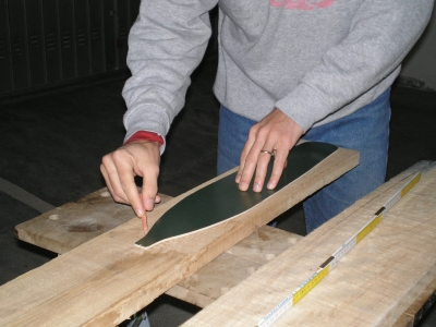 400x300 how to build a traditional canoe paddle - Canoe Paddle Drawing