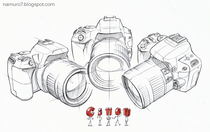 678x427 draw canon eos camera blog - Canon Camera Drawing