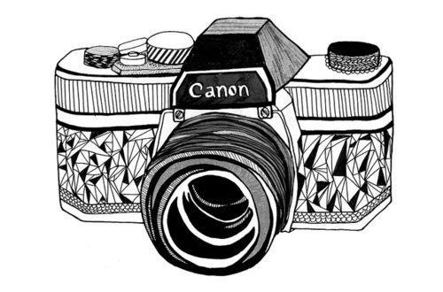 500x330 image about cute in capture memories - Canon Camera Drawing