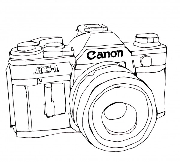 Canon Camera Drawing at Explore collection of