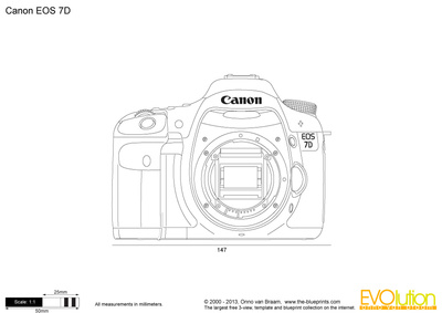 400x283 canon eos vector drawing - Canon Drawing