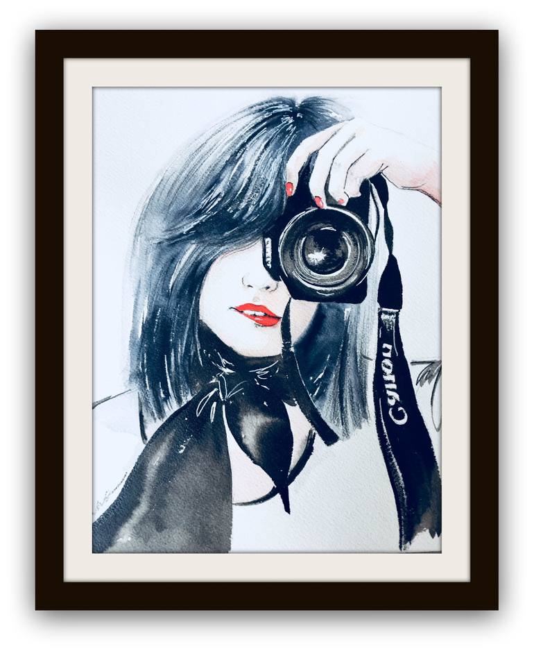 770x938 canon girl drawing - Canon Drawing