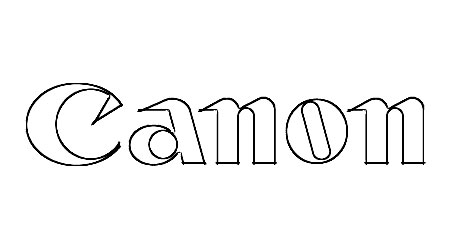 450x250 canon logo sketch - Canon Drawing