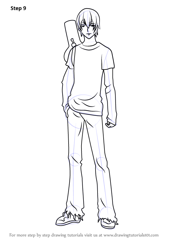 596x842 learn how to draw canon from air gear - Canon Drawing