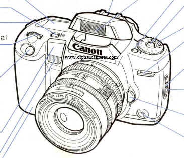 366x314 canon camera drawing - Canon Drawing