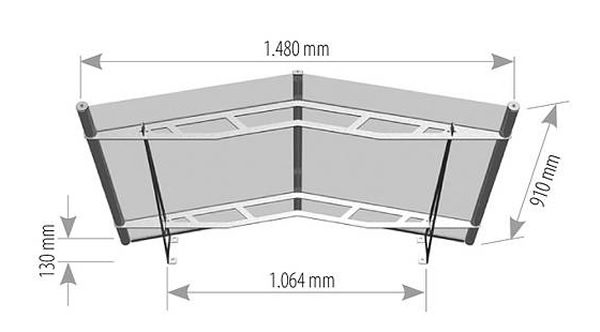 600x332 Canopy Detailing Drawings, Steel Canopy Detailers Drawings Services - Canopy Drawings