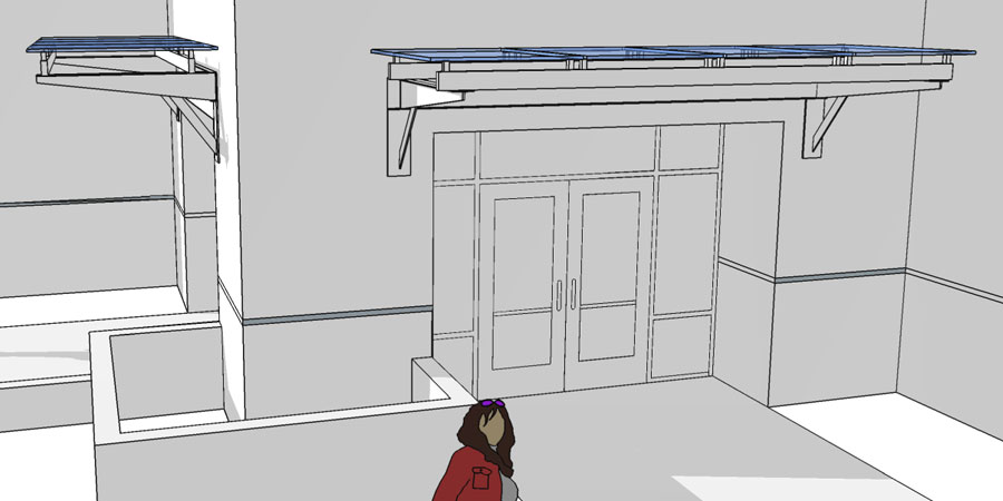 900x450 Drawing Architecture Canopy Drawings - Canopy Drawings