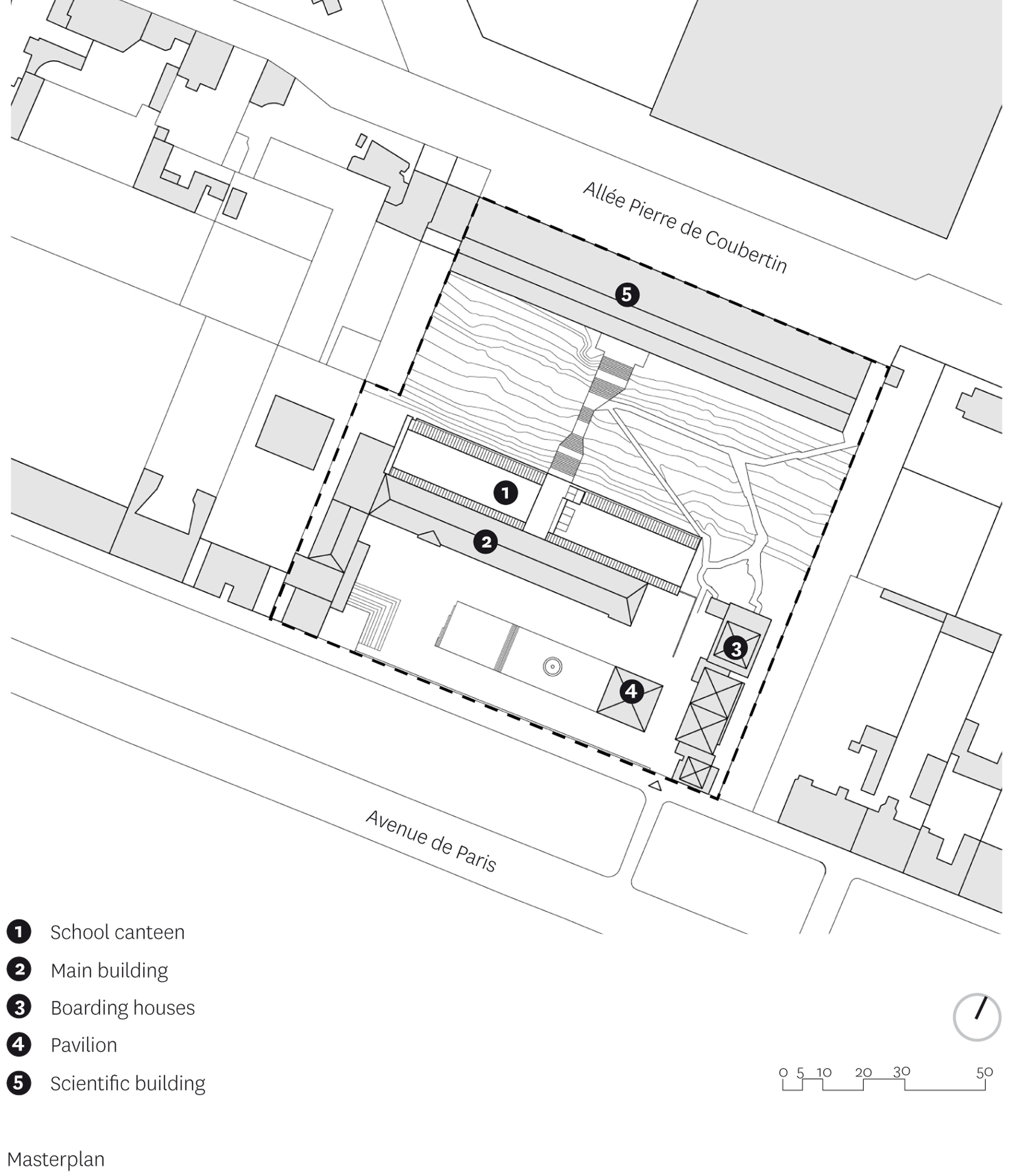 2576x3000 High School Canteen Sam Architecture Archello - Canteen Drawing