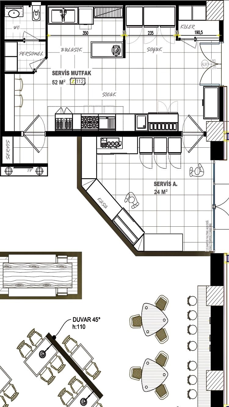 750x1334 Canteen' Kitchen Plan Smita Plan Drawing, Architecture, Canteen - Canteen Drawing