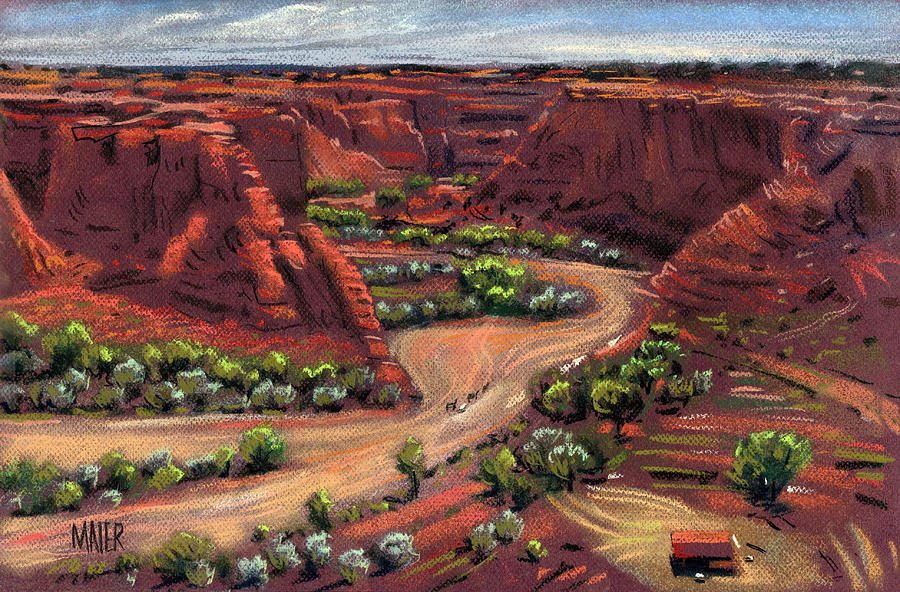 900x592 Junction Canyon De Chelly Drawing - Canyon Drawing