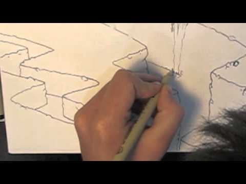 480x360 How To Draw A Canyon - Canyon Drawing