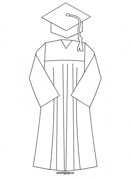 Cap And Gown Drawing at PaintingValley.com | Explore collection of Cap ...