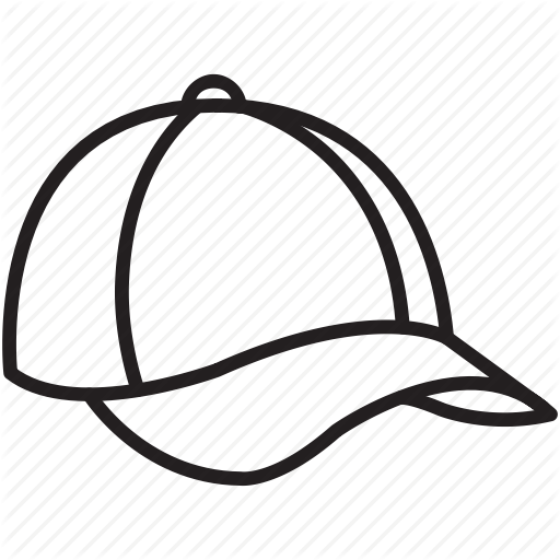 512x512 Collection Of Free Hat Drawing Baseball Download On Ui Ex - Cap Drawing