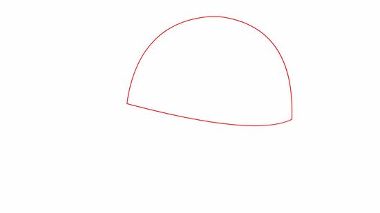 550x309 how to draw a baseball cap steps - Cap Drawing
