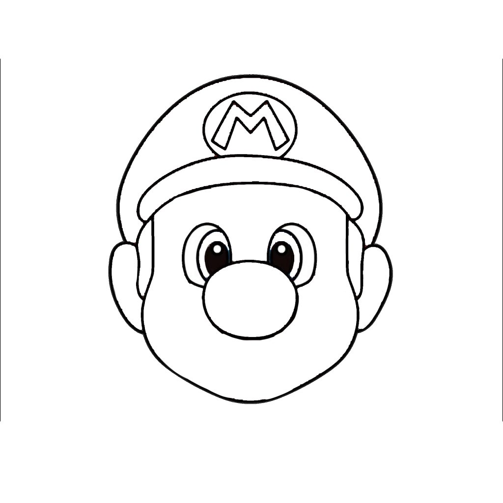 1024x1024 Ways To Draw Super Mario In Easy Steps For Beginners - Cap Drawing Images