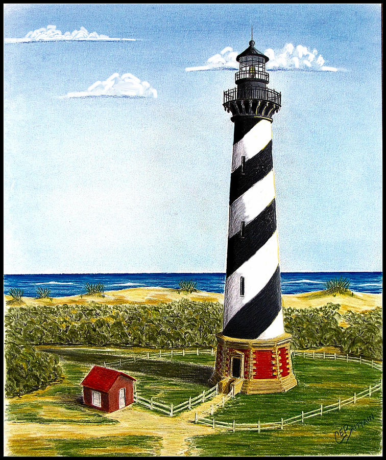 756x900 cape hatteras lighthouse drawing - Cape Hatteras Lighthouse Drawing