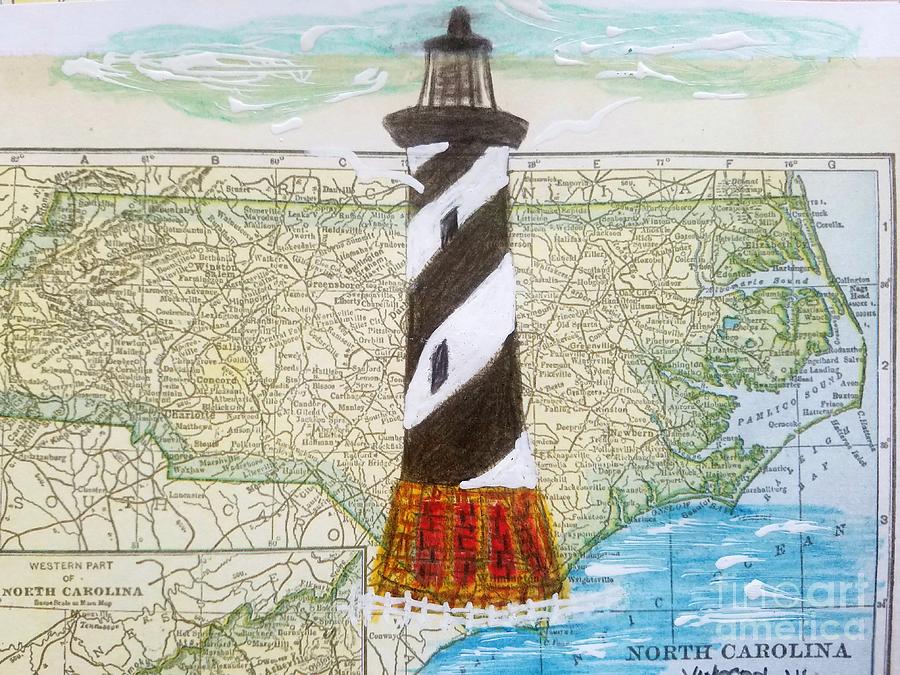 900x675 Cape Hatteras Lighthouse Drawing - Cape Hatteras Lighthouse Drawing