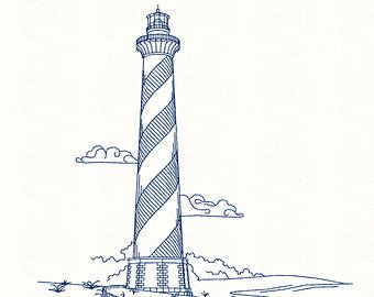 340x270 Cape Hatteras Etsy - Cape Hatteras Lighthouse Drawing