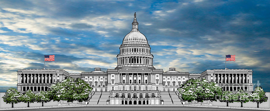 Capitol Building Drawing at PaintingValley.com | Explore collection of ...