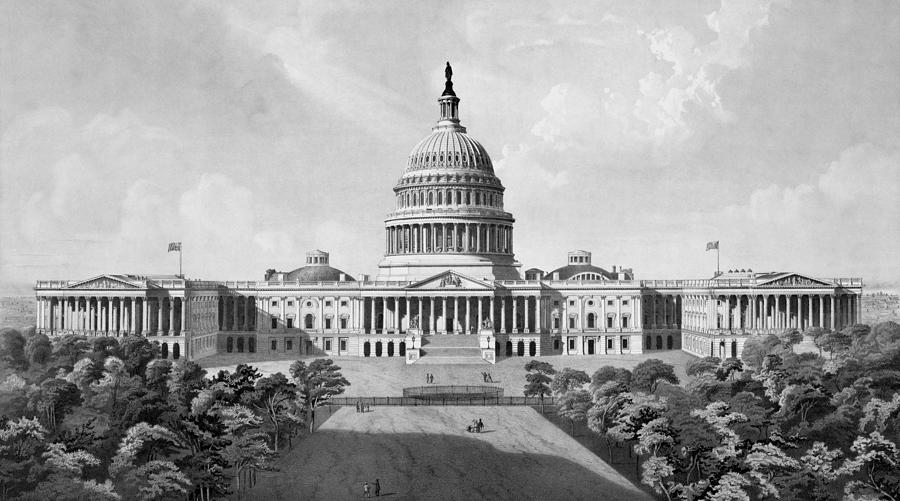 900x501 Us Capitol Building Drawing - Capitol Building Drawing